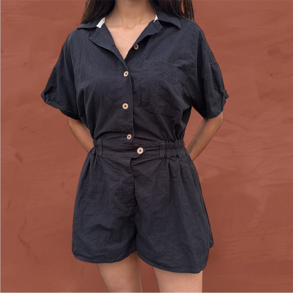 BLACK ROMPER